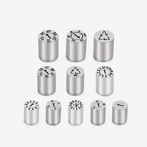 Niestandardowe 3-poziomowe stemple daty - bolce do znakowania form ze stali nierdzewnej SUS420