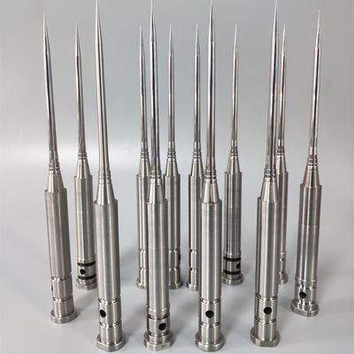 HSS Precision Core Pins. 0,005 mm Perpendicularity for Medical Molds.